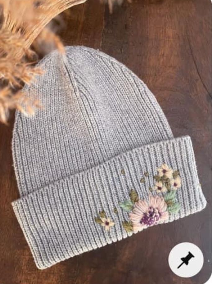 Hand Embroidery Winter Cap
