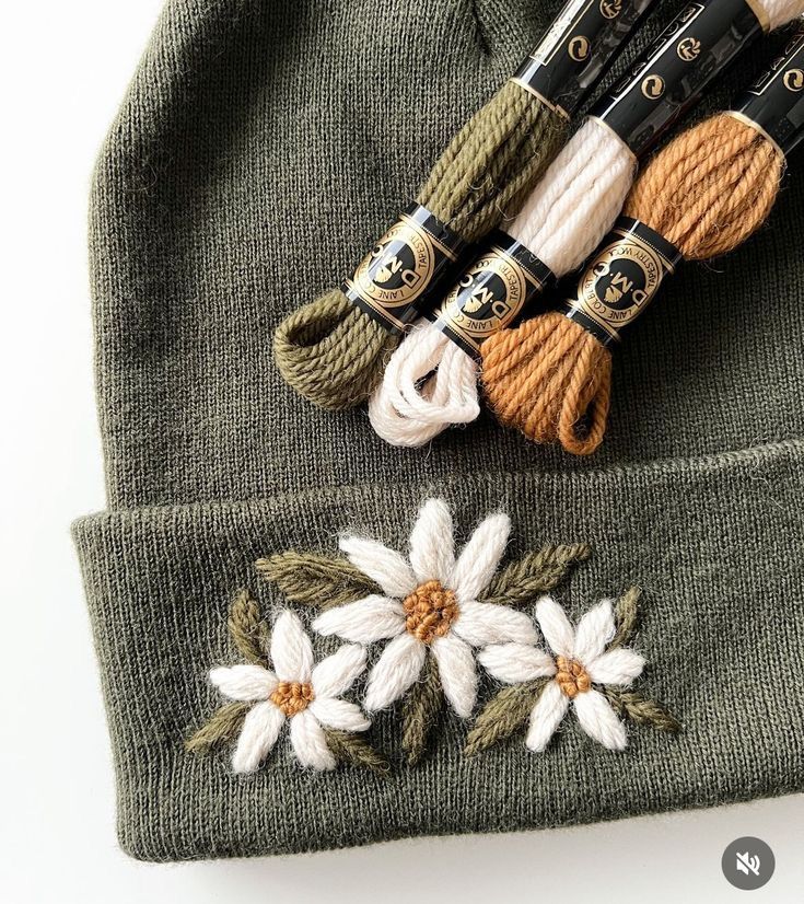 Hand Embroidery Winter Cap