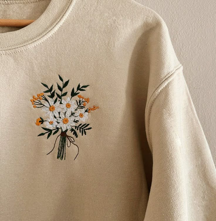 Minimal Hand Embroidery T-Shirt