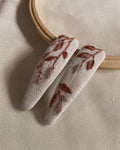 Hand Embroidery Hair Clips (Set of 2)