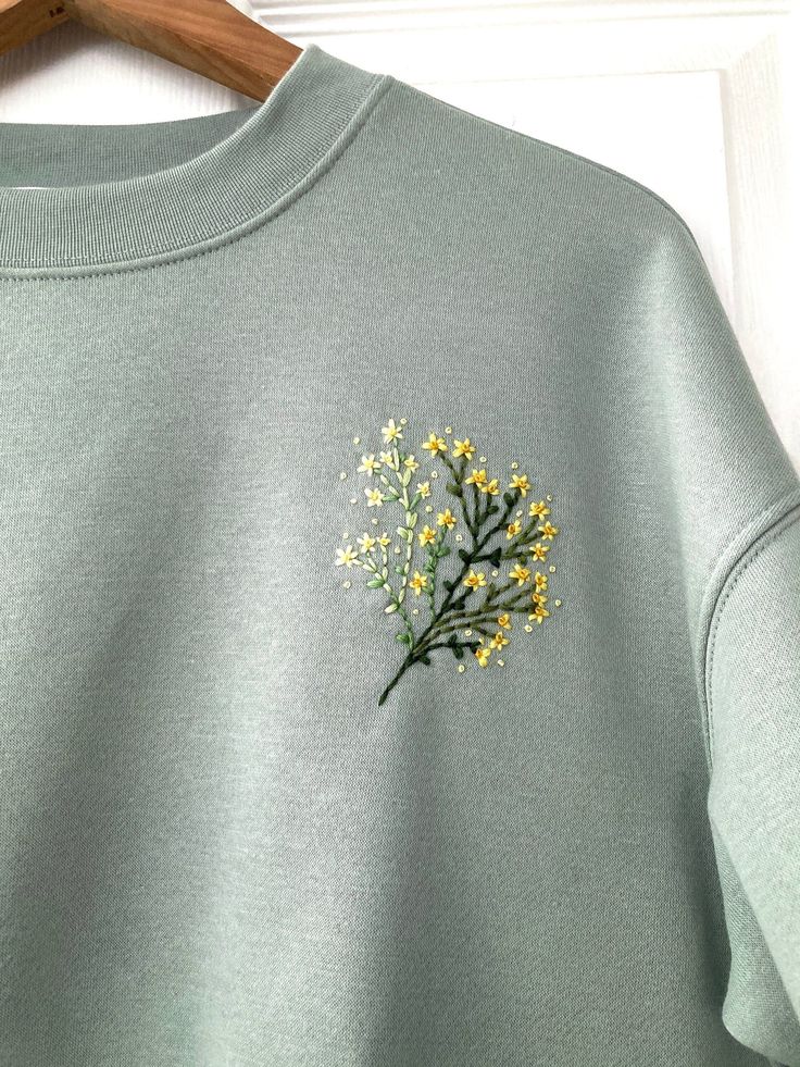 Minimal Hand Embroidery T-Shirt