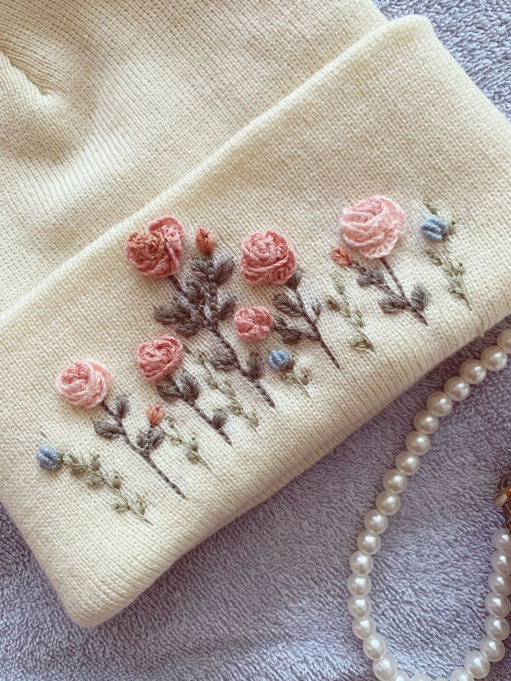 Hand Embroidery Winter Cap